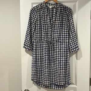 Diane von Furstenberg size 4 silk shirt dress